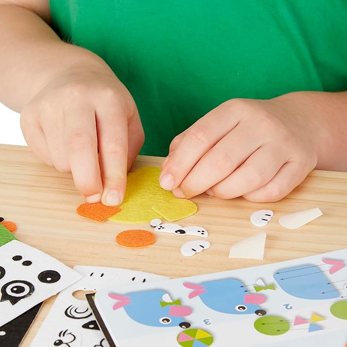 Melissa & Doug On The Go Felt Friends Craft Activity Set with 188 Felt Stickers - FSC Certified