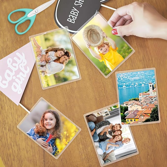 KTRIO 25 Pack Self Sealing Laminating Pouches, 4.5” x 6.5”, 10 Mil Thick Self Adhesive Laminating Sheets, Clear Lamination Pouches for Photos, Laminate Sheets, No Laminator Machine Needed, No Heat
