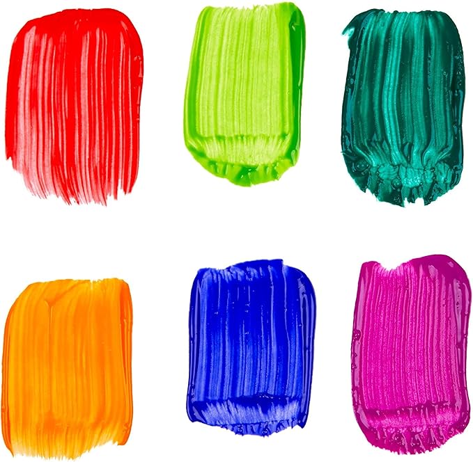 Crayola Washable Kids Paint (6ct), Assorted Bulk Paint Set for Kids, Essential Easter Basket Stuffer for Kids, Spring Craft & Art Supplies, Gift for Toddlers, Ages 3+
