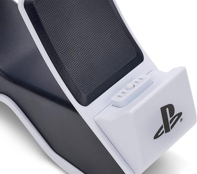 PowerA Twin Charging Station for Dualsense Wireless Controllers, Dualsense Controller Charging, Charge, Sony PlayStation, PS5, Officially Licensed - PlayStation 5