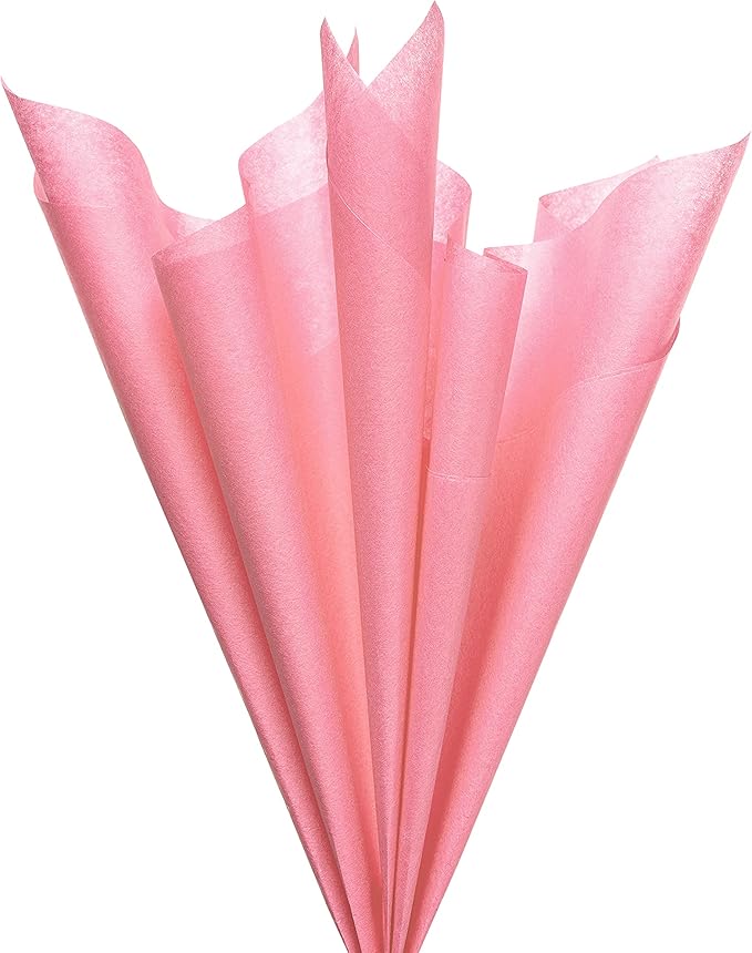 Papyrus Pink Gift Tissue Paper, 4 Sheets (20 in. x 26 in.) - Ideal for Gift Bags, Weddings, Baby Showers and More