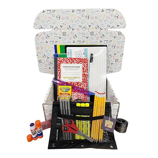 School Supply Box Bundles | Tailored Academic Kits for K-12 & College Students | Reading, Writing, and Organizational Tools Food (Lapboard Bundle, 1 Box)