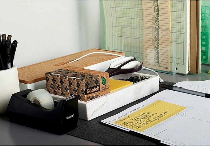 Scotch Magic Greener Tape, 2 Rolls, Numerous Applications, Invisible, Engineered for Repairing, 3/4 x 900 Inches, Boxed (812-2P)