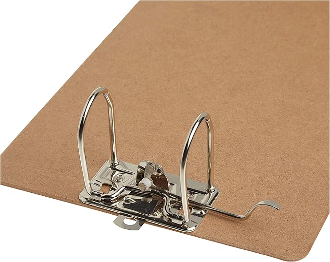 Officemate Recycled Wood Clipboards, Arch Lever Clip, 2 Pack Clipboard, Letter Size (9 x 15.5 Inches), Brown (83120)