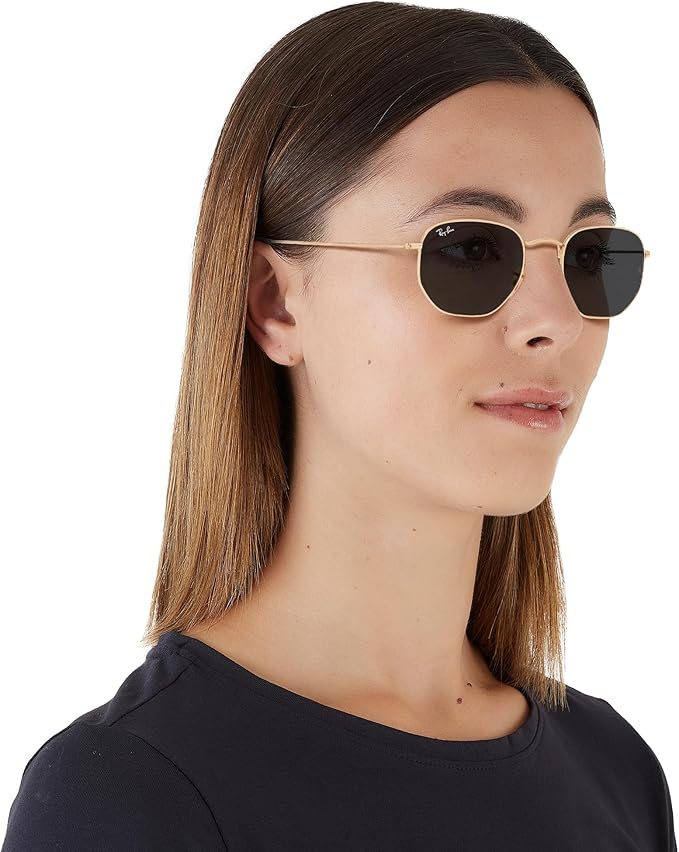 Ray-Ban unisex-adult Rb3548n Hexagonal Flat Lens Hexagonal Sunglasses