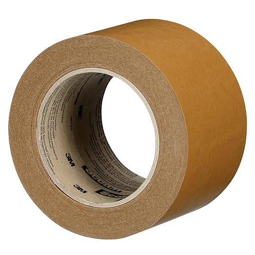 3M Scotch Performance Paper Box Sealing Tape 570, Brown, 2.8 x 55 yd (72 mm x 50 m), 1 Roll, Recycle-Compatible, Great for Packaging, Shipping, and Moving