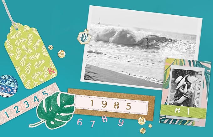 We R Memory Keepers Number Punches Set, Pair with Punch Board, Mix and Match Numbers, for Crafting, Scrapbooking, DIY Projects, Journaling, Cardmaking, and More