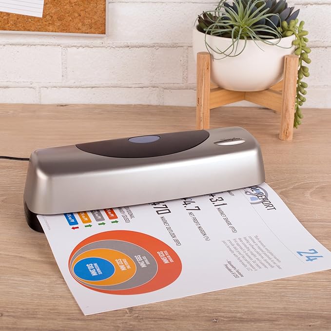 Swingline Electric Hole Puncher 3 Hole, 15 Sheet Capacity Three Hole Punch 3 Ring, Black & Silver (74515)