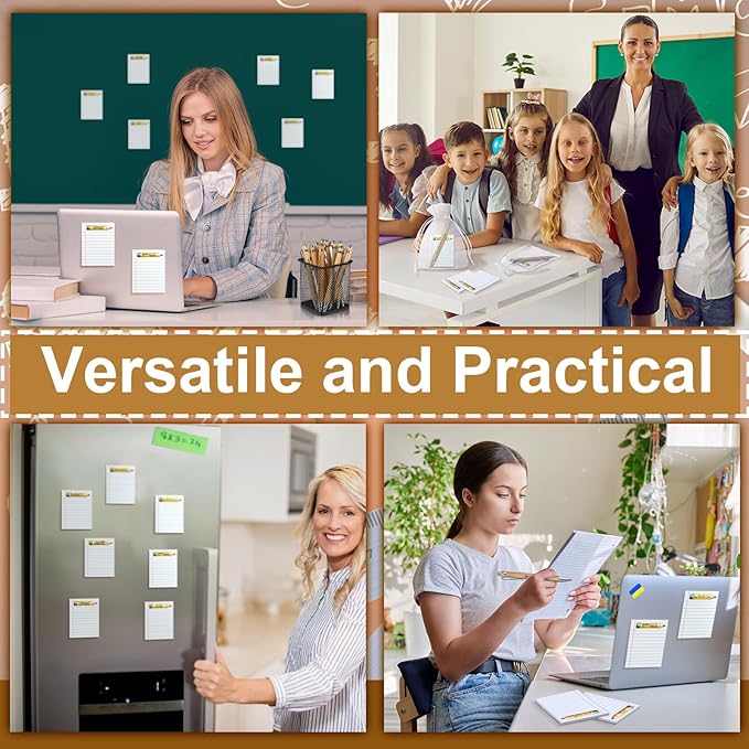 Eersida 72 Pcs Teacher Sticky Notes with Pen Teacher Appreciation Gifts Bulk Thank You Notepads for Teacher's Day School Supplies Back to School The Best Teacher Appreciation Gifts