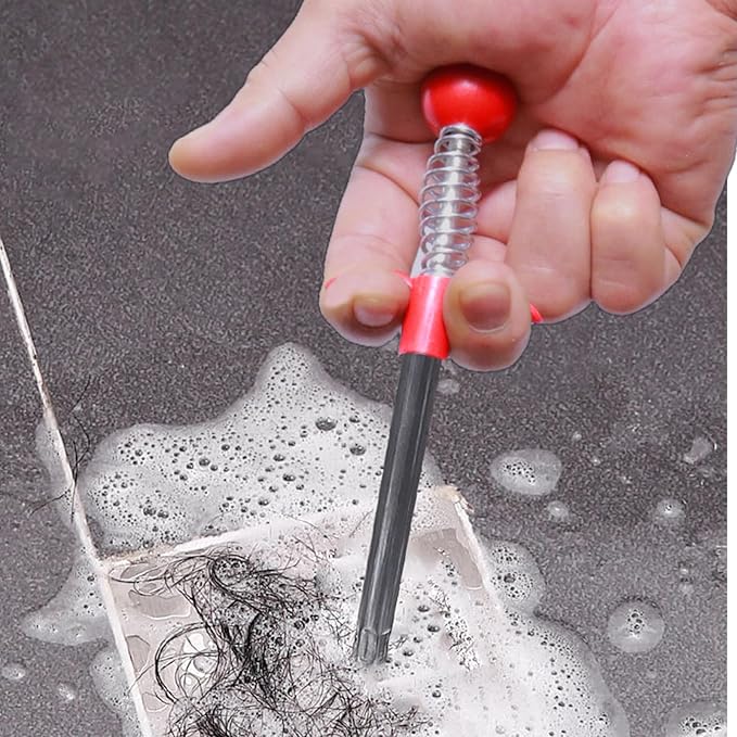 Drain Snake Hair Drain Clog Remover,76 Inch Flexible Grabber Claw Pick Up Reacher Tool- Gutter Cleaning Tools for Home Sink, Bathroom Tub,Drain, Toilet, Tight Spaces