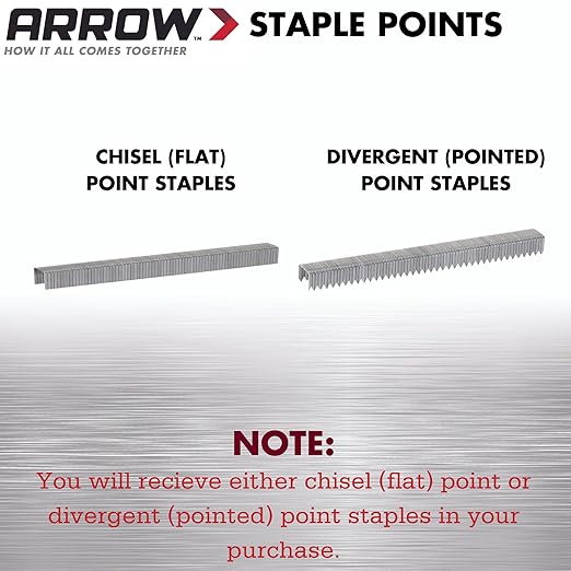 Arrow Fastener 505IP Heavy Duty T50 Staples for Upholstery, Construction, Furniture, Crafts, 3/8-Inch Crown Size, 5/16-Inch Leg Length, 5000-Pack, Made in the USA