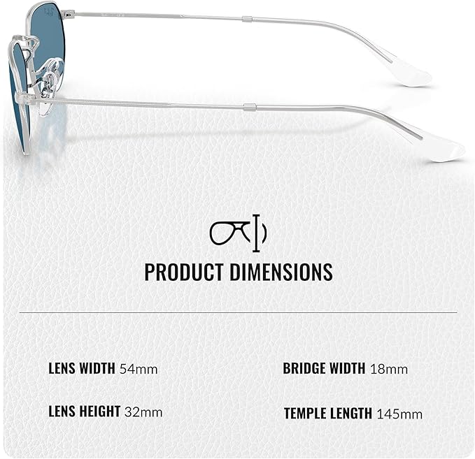 Ray-Ban RB3947 Square-Round Shaped Sunglasses for Men & Women with Official RAYBAN Eyewear Kit – Classic Timeless Design