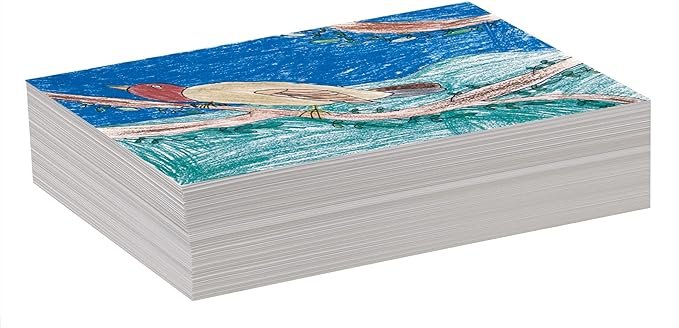 Pacon Drawing Paper, White, Standard Weight, 9" x 12", 500 Sheets