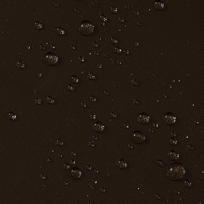 N&Y HOME Fabric Shower Curtain or Liner with Magnets - Brown Shower Curtain for Bathroom with Hotel Quality, Machine Washable - Brown, 72x72