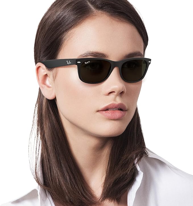 Ray-Ban RB2132 New Wayfarer Polarized Square Sunglasses