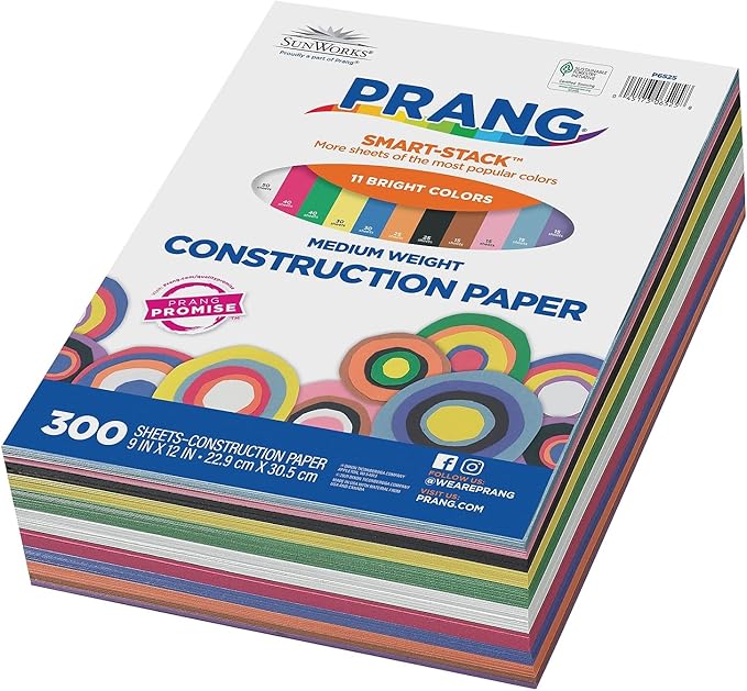 Prang/SunWorks Construction Paper Smart-Stack 9x12"