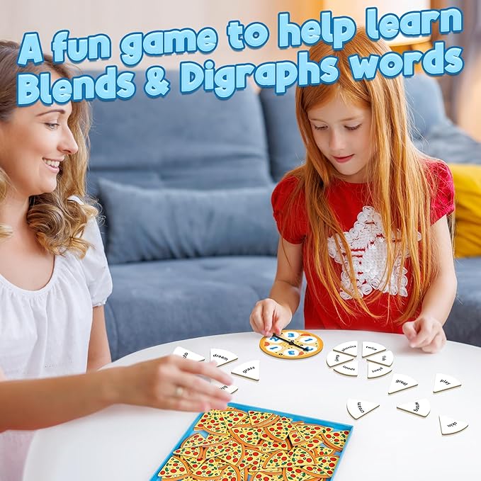 Blends Word Games: Phonics Flash Cards, Speech Therapy Toys for Toddlers & Kindergarten Preschool Learning Activities