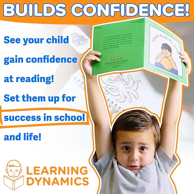 Learning Dynamics 4 Weeks to Read Program and Extra Workbook – Includes 53 Books, Teaching Manual, Activity Workbooks, CD, Flashcards, Manipulatives – Teaches Letters, Phonics, Writing, & Reading