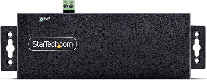 StarTech.com 7-Port Industrial USB 10Gbps Hub with Power Adapter, Metal, Mountable, 5X USB-A/2x USB-C Downstream Ports, TAA