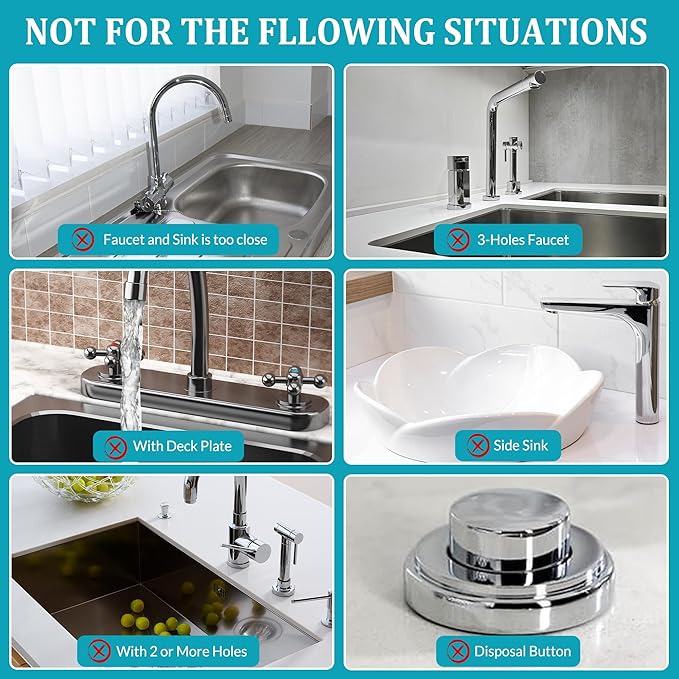 Faucet Mat for Kitchen Sink, Silicone Faucet Handle Drip Catcher Tray Mat, Silicone Kitchen Sink Splash Guard, Ideal Protective Tray for Stone Sinks in Kitchen & Bathroom