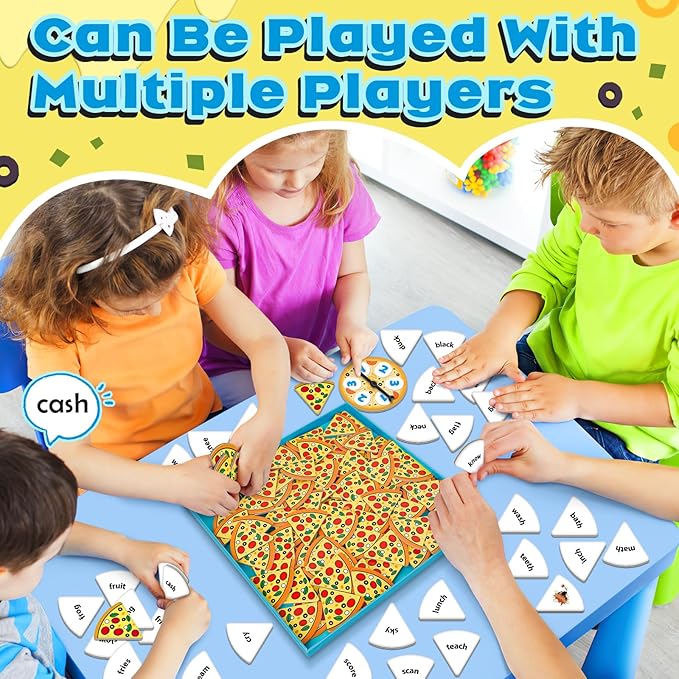 Blends & Digraphs Phonics Games for Kids, Learn to Read Phonics Flash Cards, Sight Words Word Games Spelling Reading Games, Speech Therapy Toys Kindergarten Preschool Learning Activities