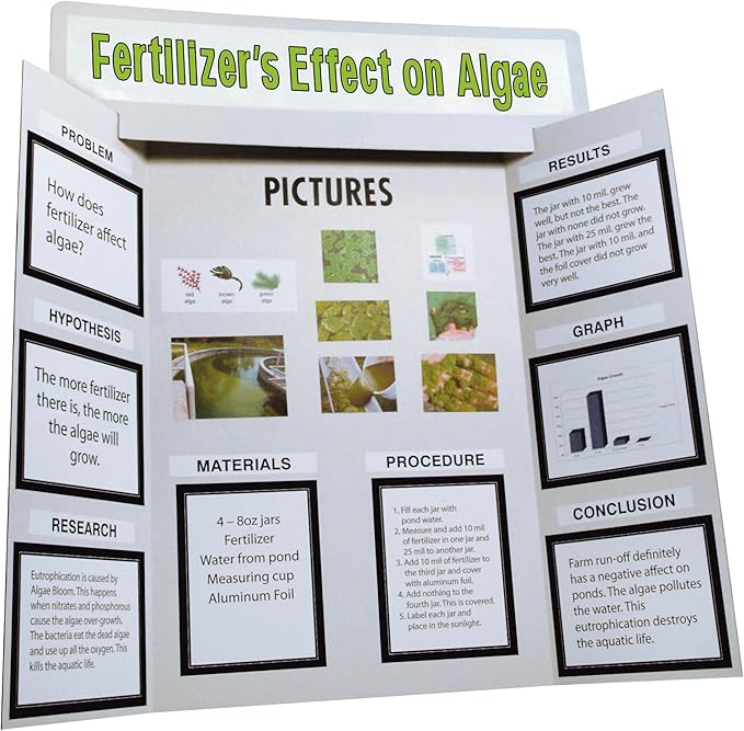 Pacon Presentation Board Project Kit with Project Papers