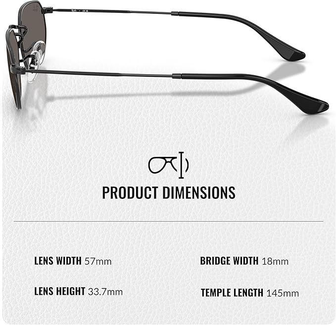 Ray-Ban RB3947 Square-Round Shaped Sunglasses for Men & Women with Official RAYBAN Eyewear Kit – Classic Timeless Design