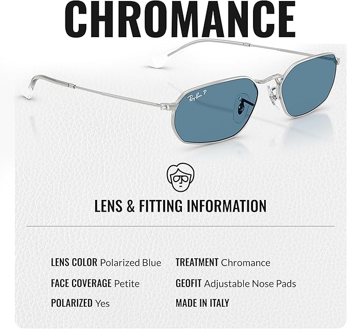 Ray-Ban RB3947 Square-Round Shaped Sunglasses for Men & Women with Official RAYBAN Eyewear Kit – Classic Timeless Design