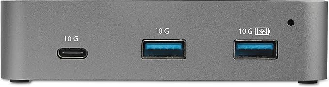 StarTech.com 4-Port USB C Hub - USB 3.2 Gen 2 (10Gbps) - 3x USB-A & 1x USB-C - Powered - Universal Power Adapter Included , TAA (HB31C3A1CS)