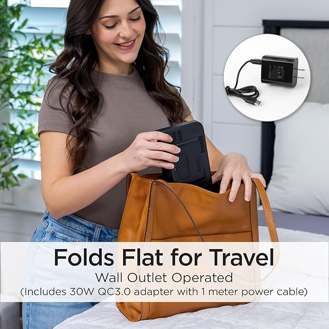 iHome Alarm Clock with Wireless Charging, Digital Alarm Clock for Bedroom Includes Wireless Charger for iPhone, AirPods, and Apple Watch (iWW7)