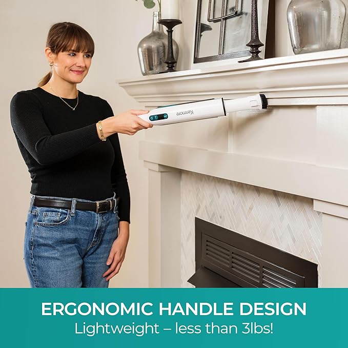 Kenmore HV3005 11.1V Brushless Cordless Handheld Vacuum Cleaner Lightweight Versatile and Portable Hand Vac Powerful Suction with 2-Speed Power Control for Pet Hair, One-Touch Empty for Car & Home