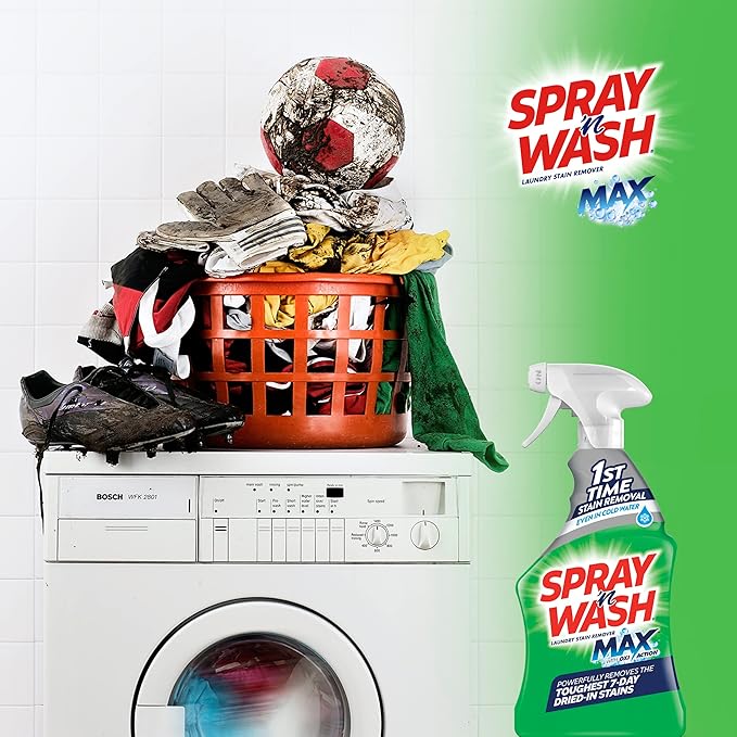 Spray 'N Wash Max Laundry Strain Remover 16 oz, Packaging may vary (Pack of 3)
