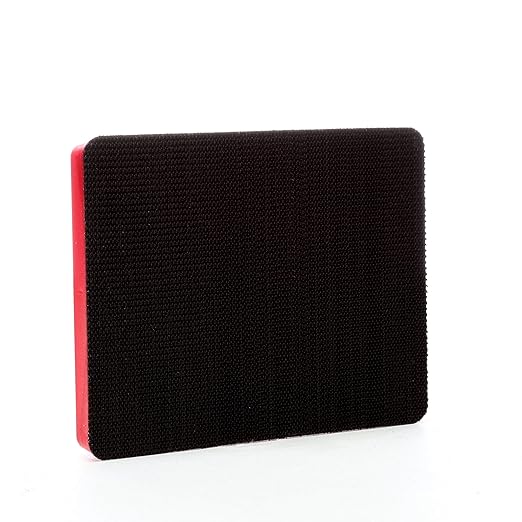 Cubitron Hookit Pad 20433, 3 in x 4 in x 1/2 in Red Foam 3" x 4" (Pack of 1)
