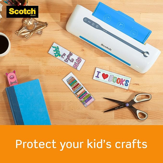 Scotch 3M Dual Laminate Refill, 12 Inches x 100 Feet Roll, Heat-Free Laminating (DL1001)