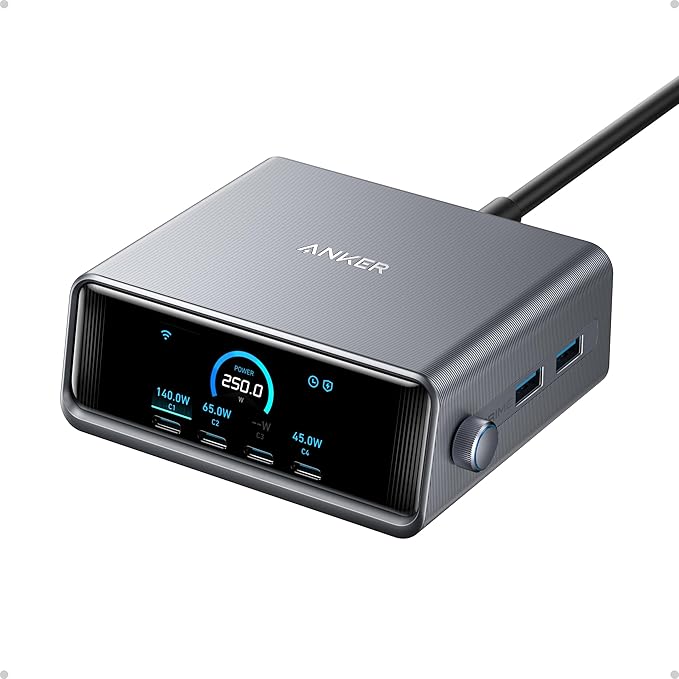 Anker Prime 250W GaN Charger & Mobile Charging Battery PD (Bundle)