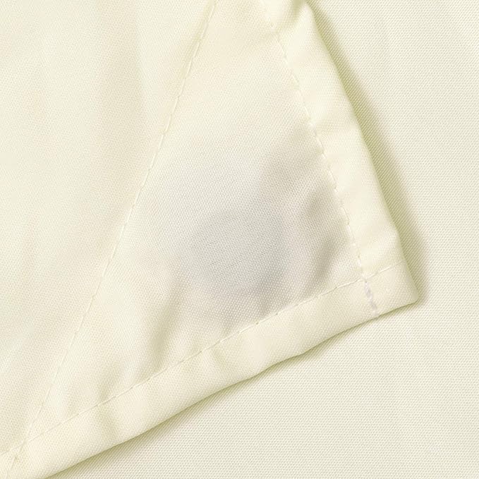 N&Y HOME Fabric Shower Curtain or Liner Extra Long 72 x 84 Inches - Hotel Quality, Machine Washable, Water Repellent - Sand, 72x84