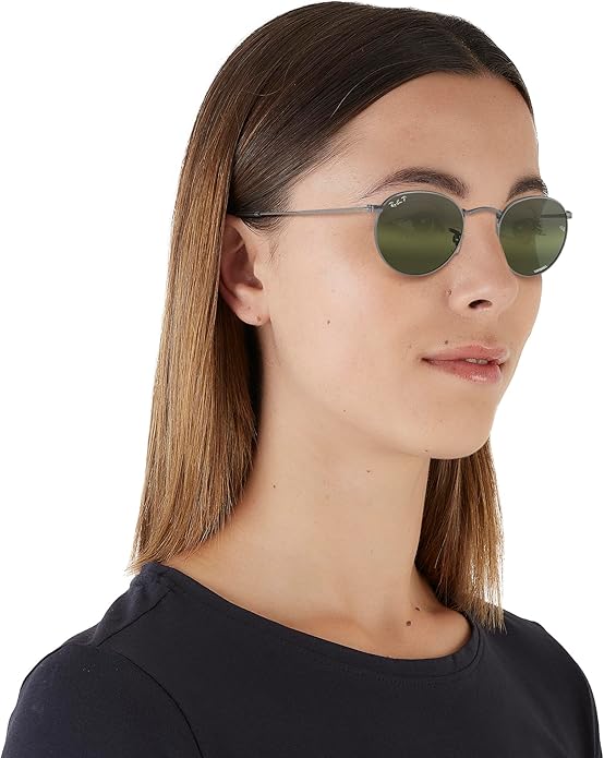 Ray-Ban Unisex Rb3447 Round Metal Round Sunglasses