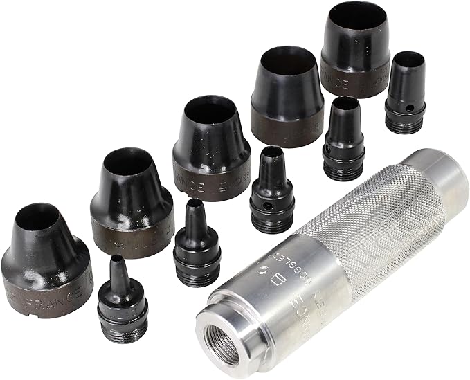 Mayhew Tools 66008 Hollow Punch, 11-Piece Set, Black