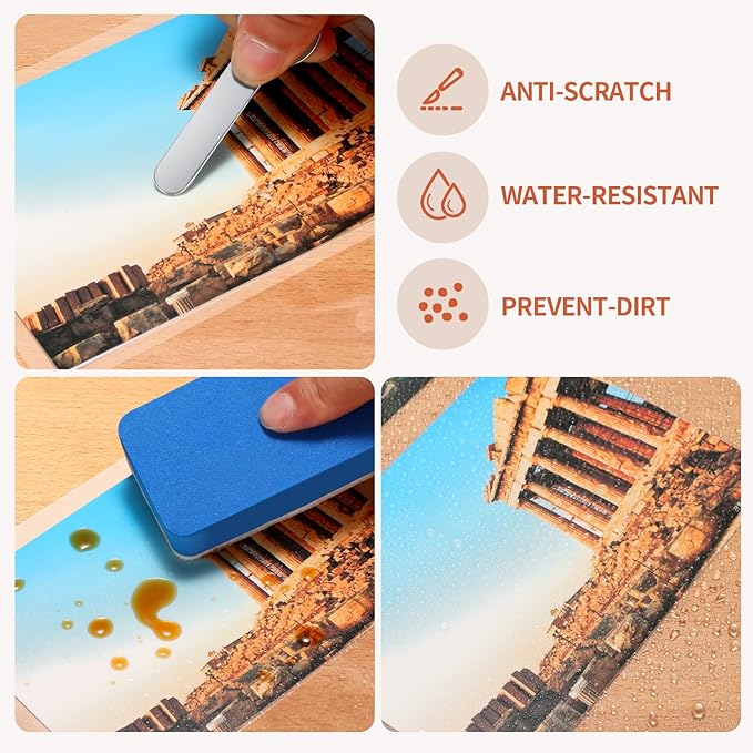 Anti-Static Thermal Laminating Pouches 9x11.5 Inches, Holds 8.5 x 11 Inch Sheets,5mil 100Pcs Hot Laminate Films, Clear Laminator Papers, Letter Size Lamination Sheets(Anti-Static 5Mil-100)