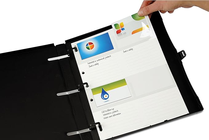 UniKeep 3 Ring Binder with Clipboard - Black - Fully Enclosed Binder - 1.5 Inch Spine - Without Clear Outer Overlay - Pack of 3 Binders