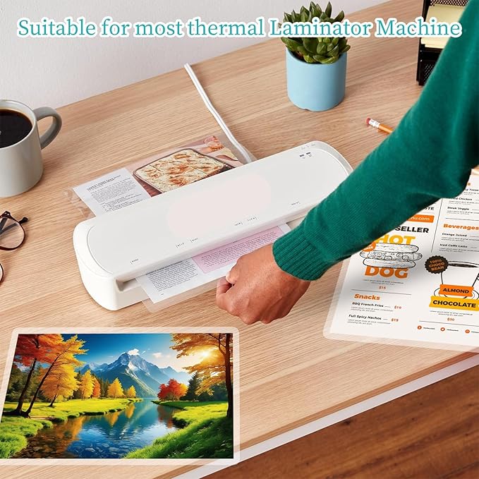 Thermal Laminating Pouches 5 mil, Clear 9 x 11.5 Inch Laminating Sheet Paper for Thermal Laminator, Holds 8.5 x 11 Inch Letter Size Sheets (2000 Pack)