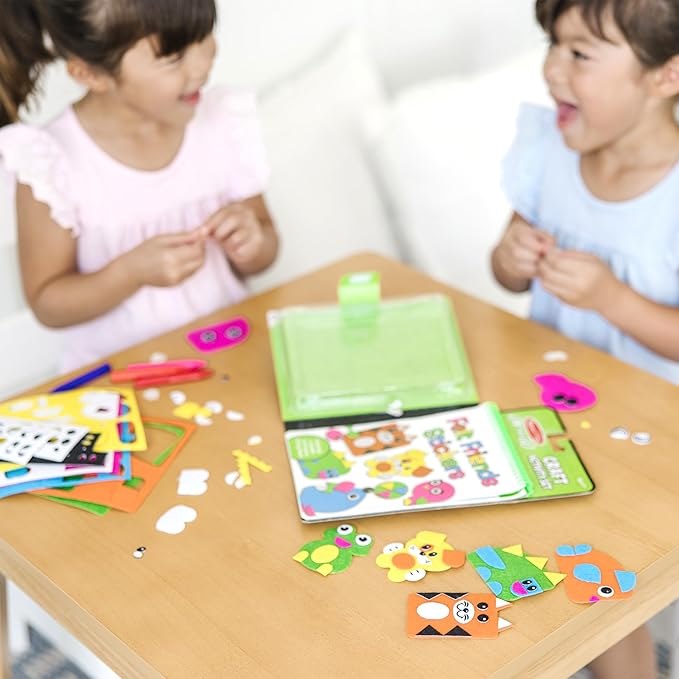 Melissa & Doug On The Go Felt Friends Craft Activity Set with 188 Felt Stickers - FSC Certified