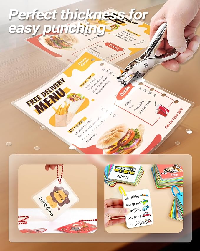 Uinkit Hot Thermal Laminating Pouches 5mil Thick for Extra Protection 11.5x17.5 inches Laminating Sheets for Sealed 11x17inches Document and Photo 50 Pack A3 Menu Taloid Size