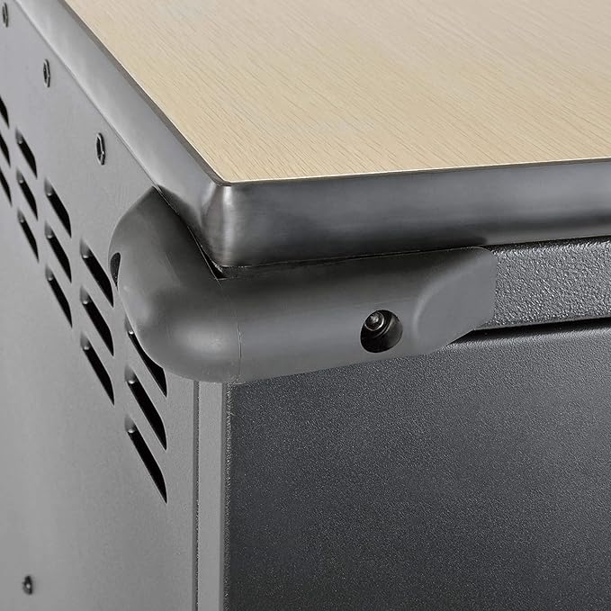 Tripp Lite 21-Port AC Mobile Charging Cart Storage Station for Chromebooks, iPads, Laptops, Tablets, Black (CSC21AC)