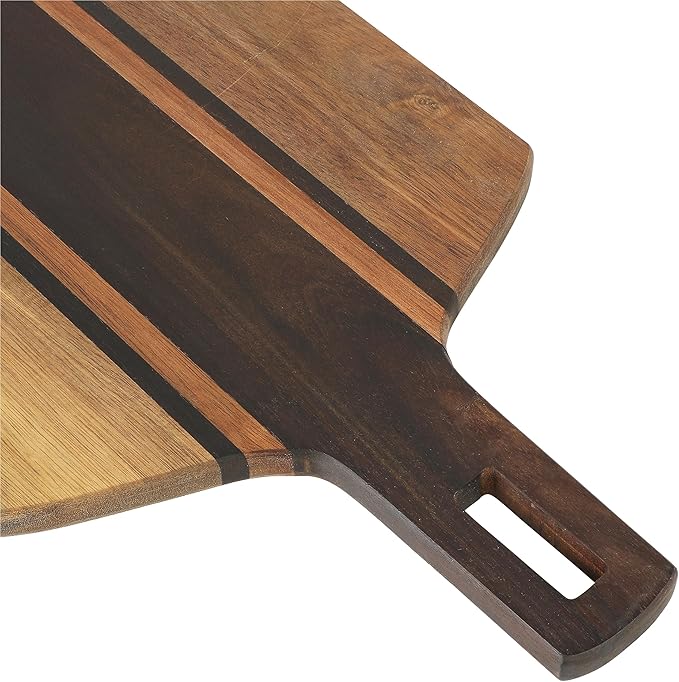 Kenmore San Ysidro 26.5" x 10" Acacia Wood Cutting and Serving Charcuterie Board W/Handle