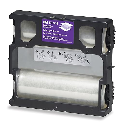 Scotch Dual Laminate Refill Cartridge for Laminator Machine, Transparent