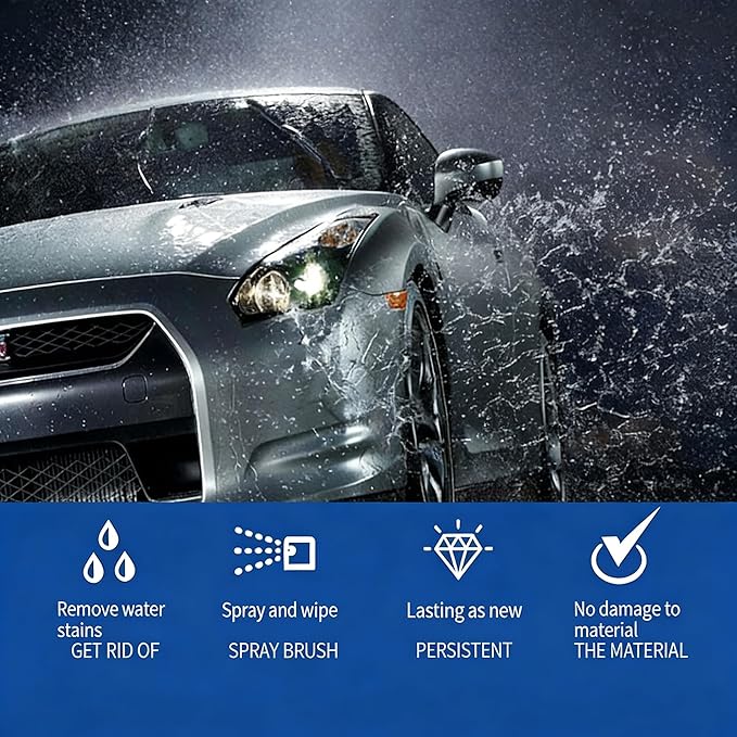 Automotive Oil Film Cleaning Brush for Auto Windows,Upgraded Clear Vision Glass Cleaner,Reusable Anti-Rain Fog Windshield Glass Oil Film Remover,Glass Cleaning Board Improves Visibility,2PCS