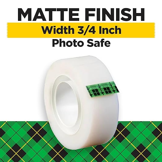 Scotch Magic Tape, Invisible, Home Office Supplies and Back to School Supplies for College and Classrooms, 3 Rolls