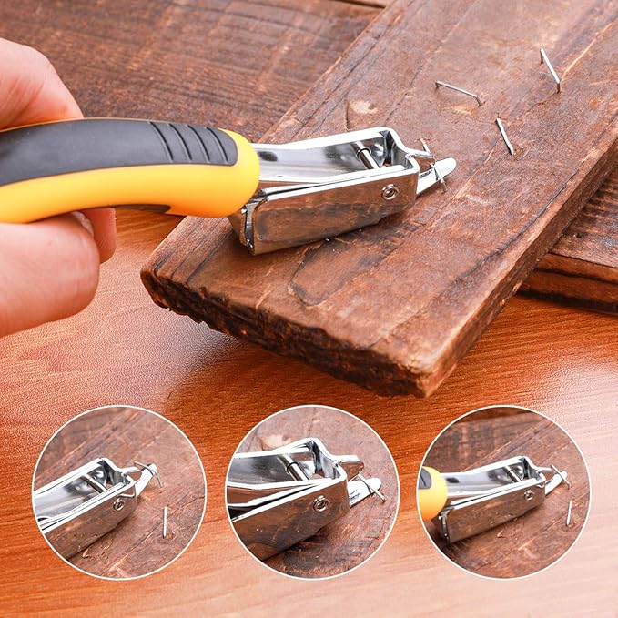 3PCS Upholstery and Construction Staple Remover with Tack Puller Tool, Nail Puller, Carpet Remover, for Removing All Kinds of Staples for Furniture, Floor, Wooden Case, Carton, Photo Frame