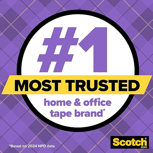 Scotch Gift Wrap Tape, Invisible, 0.75 in. x 650 in., 6 Dispensers/Pack